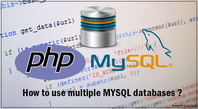 How to use multiple MYSQL databases in a project