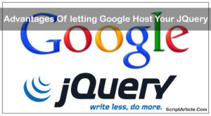 Advantages: Let Google Host jQuery For Your Website