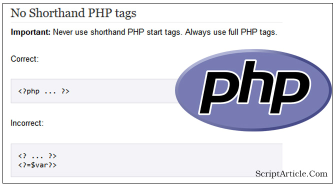 Tags php s